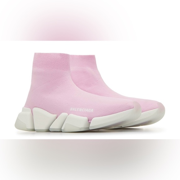 Balenciaga Speed 2.0 Light Pink Size 8 - Picture 1 of 6